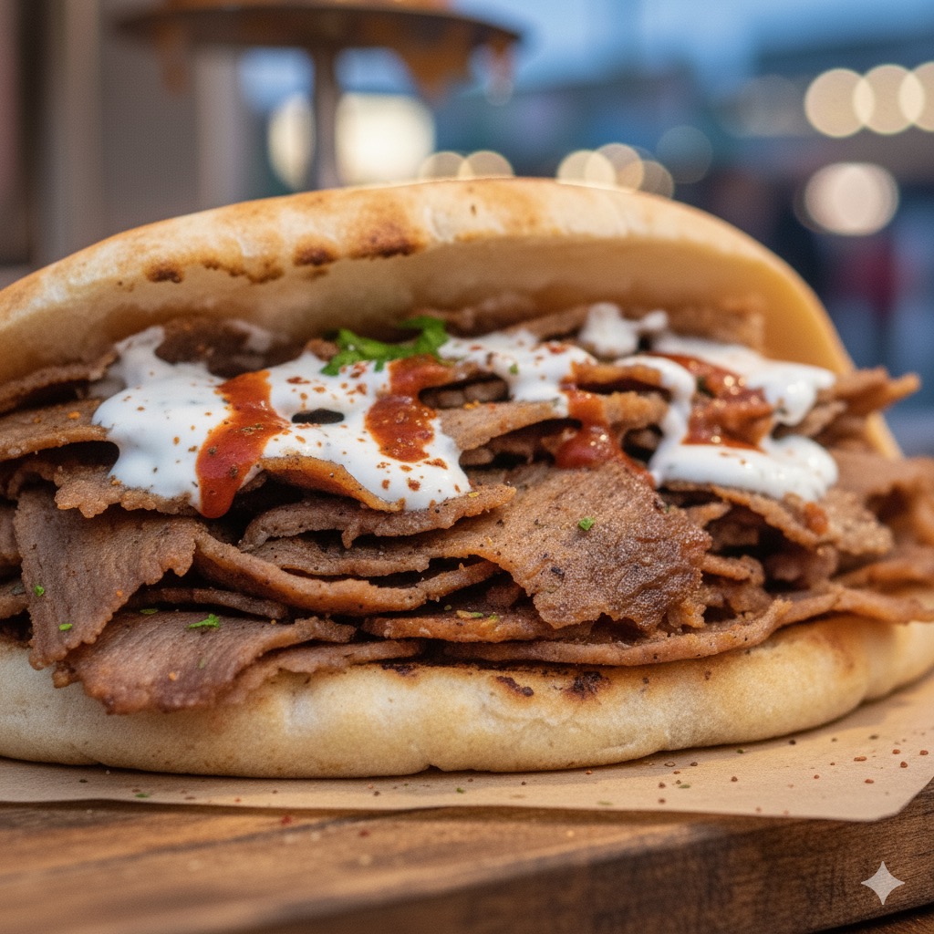 Döner kebab jen maso